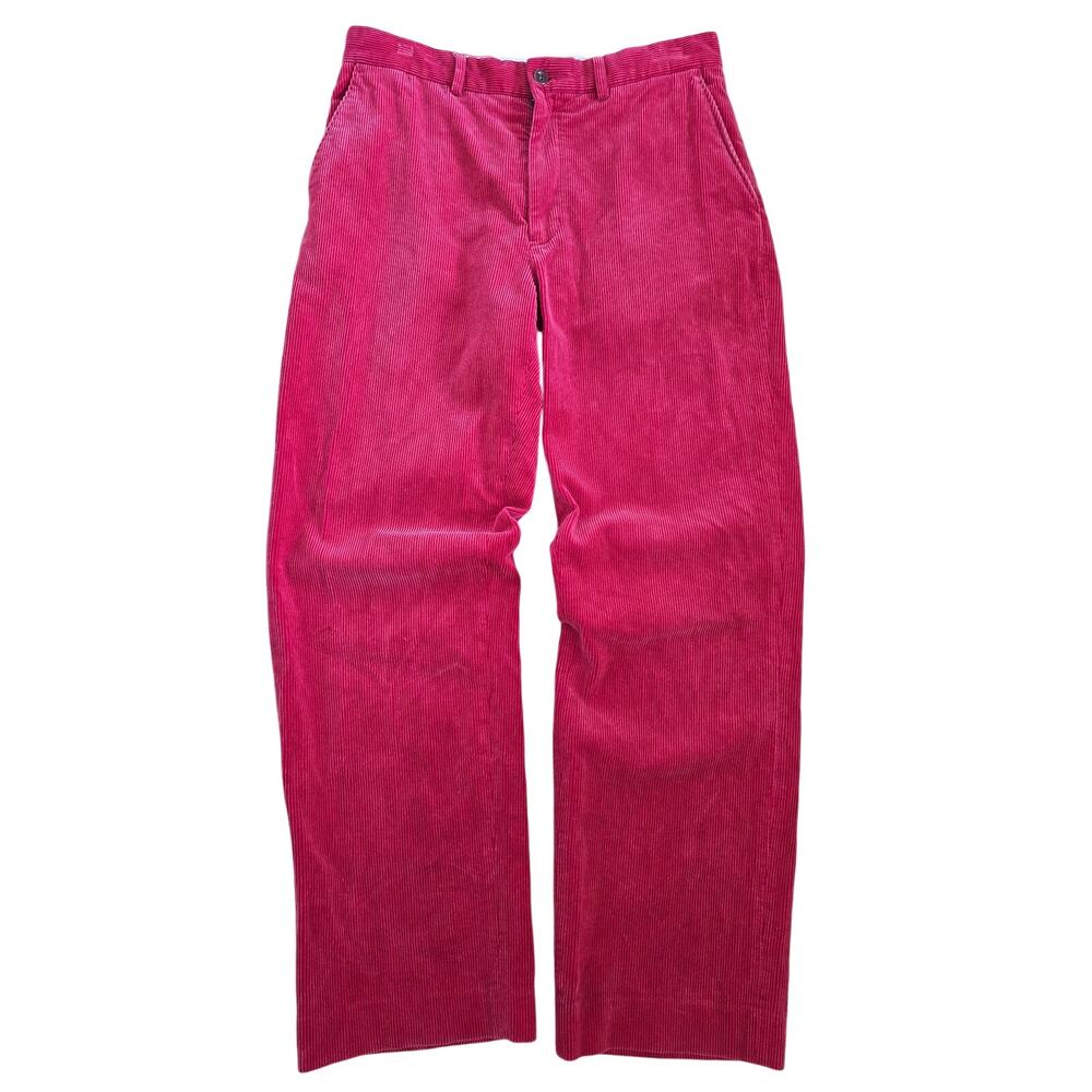Vintage Polo Ralph Lauren Red Corduroy Straight Leg Pants 32/20